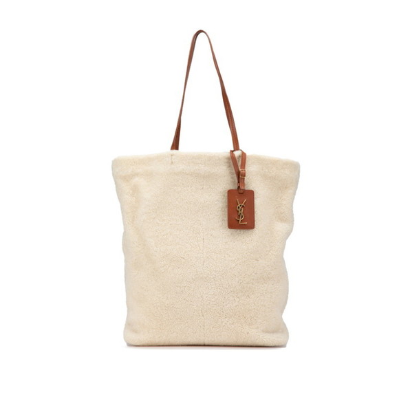 SAINT LAURENT Beige Tote Bag - Picture 1 of 8